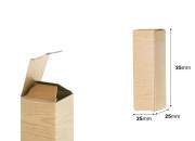 Kartonska kutija 25x25x87mm u dezenu drveta - 50 kom
