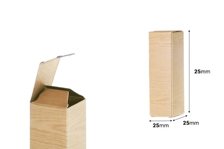 Kartonska kutija 25x25x87mm u dezenu drveta - 50 kom-dimenzije_slike