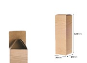 Kartonska kutija 39x39x120mm, u dezenu drveta - 50 kom