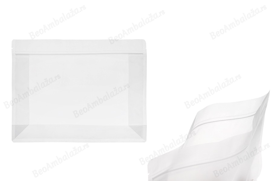 DoyPack kesice 295x80x230mm poluprovidne sa zip zatvaranjem i mogućnošću termo zatvaranja – 50 kom-slika_proizvoda