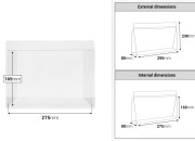 DoyPack kesice 295x80x230mm poluprovidne sa zip zatvaranjem i mogućnošću termo zatvaranja – 50 kom-dimenzije_slike
