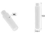 Zamenska unutrašnja bela bočica sa belim zatvaračem za šifru 23-2620-dimenzije_slike