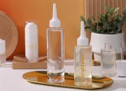 Plastična (PET) providna bočica od 150 ml sa uskim vrhom i belim zatvaračem na navoj-grupa_slika