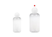 Plastična (PET) providna flašica 500 mL sa belim okruglim zatvaračem i čepom-grupa_slika