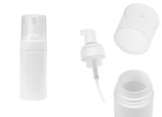 Plastična (PET) bela bočica od 100 mL sa belom pumpicom za penu i poklopcem-slika_proizvoda