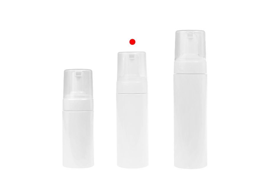 Plastična (PET) bela bočica od 150 mL sa belom pumpicom za penu i poklopcem-grupa_slika