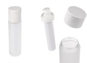 Dopunjiva bočica od 100 mL sa pumpicom za kreme i staklenim peskiranim spoljnim kućištem-slika_proizvoda