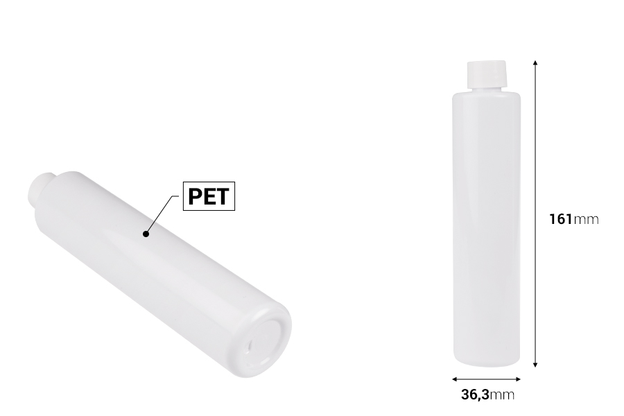 Zamenska unutrašnja bela bočica sa belim zatvaračem za šifru 23-2655-dimenzije_slike