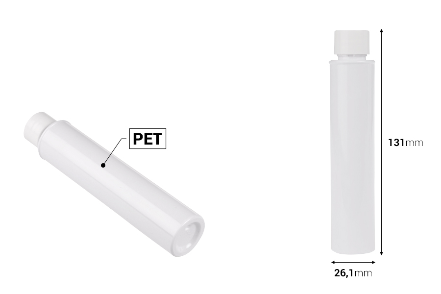 Zamenska unutrašnja bela bočica sa belim zatvaračem za šifru 23-2654-dimenzije_slike