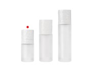 Airless dopunjiva bočica od 15 mL, sa pumpicom za kremu i peskiranim spoljnim staklenim kućištem-grupa_slika