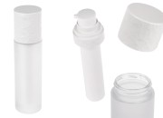 Airless dopunjiva bočica od 50 mL, sa pumpicom za kremu i peskiranim spoljnim staklenim kućištem-slika_proizvoda