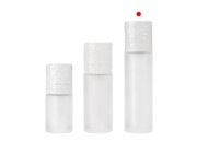 Airless dopunjiva bočica od 50 mL, sa pumpicom za kremu i peskiranim spoljnim staklenim kućištem-grupa_slika