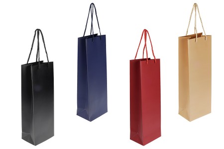 Papirna kesa (250 g/m²) za vinske flaše 120 x 85 x 360 mm - 12 kom-slika_proizvoda