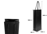 Papirna kesa (250 g/m²) za vinske flaše 120 x 85 x 360 mm - 12 kom-dimenzije_slike
