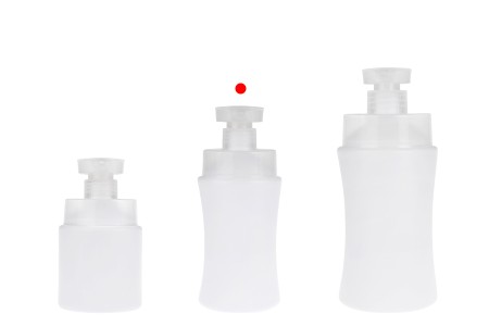 Plastična (HDPE) bela bočica od 300 mL sa sigurnosnom pumpicom-grupa_slika