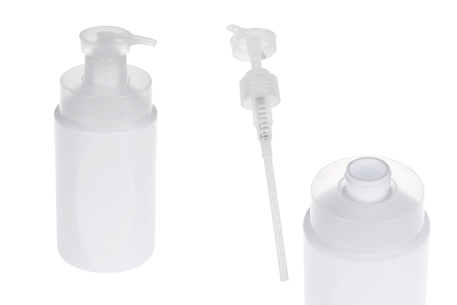 Plastična (HDPE) bela bočica od 500 mL sa sigurnosnom pumpicom-slika_proizvoda