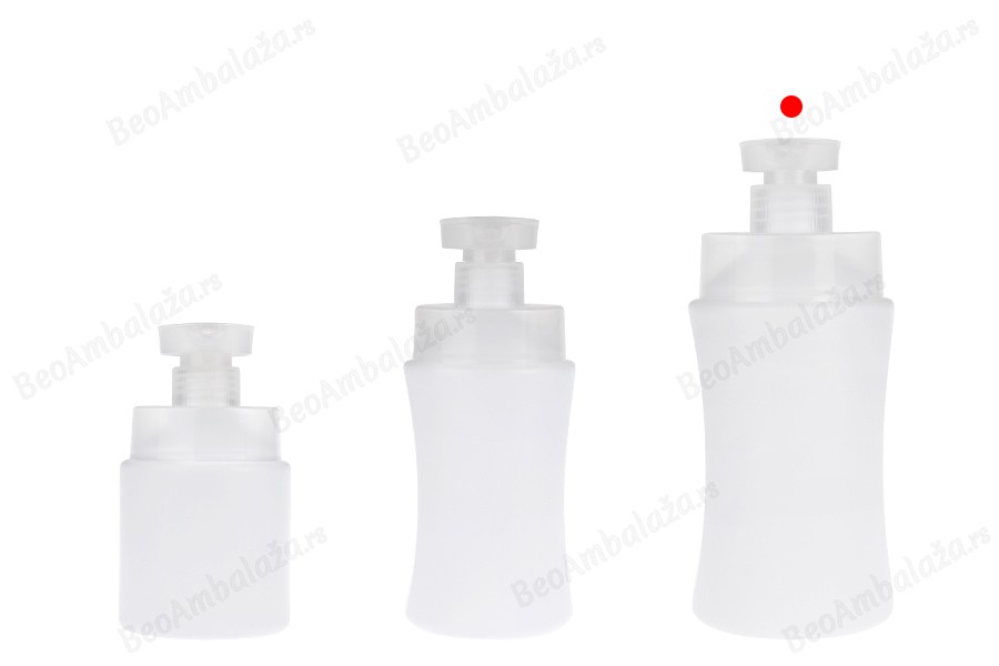 Plastična (HDPE) bela bočica od 500 mL sa sigurnosnom pumpicom-grupa_slika