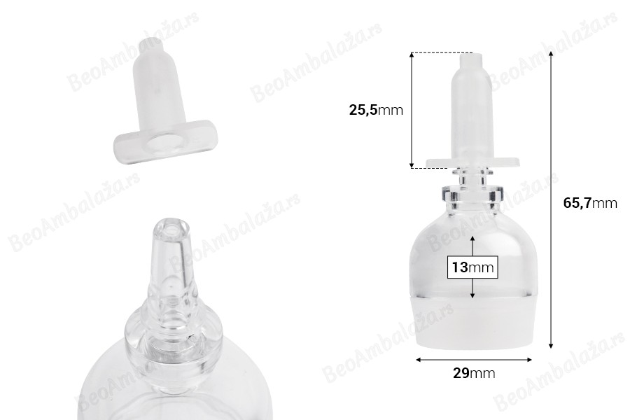 Providna bočica 5mL za jednokratnu upotrebu sa poklopcem-dimenzije_slike
