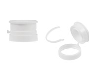 Plastični sigurnosni poklopac (PP24) u beloj boji za lekove i homeopatske proizvode-slika_proizvoda