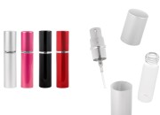 Staklena flašica 5mL sa sprejom za parfem, u aluminijumskoj tubici - 5 kom-slika_proizvoda