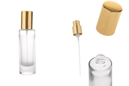Bočica za parfeme 30mL providna sa sprejom i aluminijumskim poklopcem-slika_proizvoda