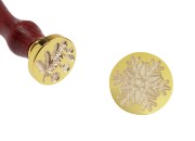 Voštani pečat prečnika 25mm u različitim Božićnim dezenima-slika_proizvoda