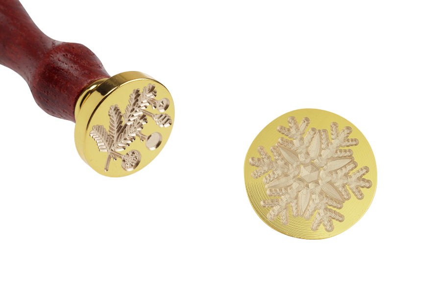 Voštani pečat prečnika 25mm u različitim Božićnim dezenima-slika_proizvoda