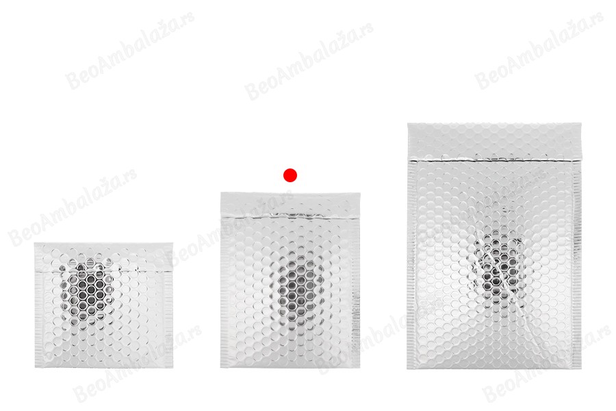 Koverte sa pucketavom folijom 13x18cm, u zlatnoj i srebrnoj sjajnoj boji - 10 kom-grupa_slika