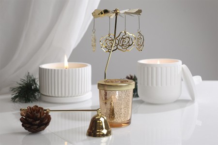 Dekorativni karusel za svećice sa svećnjakom u više oblika-grupa_slika