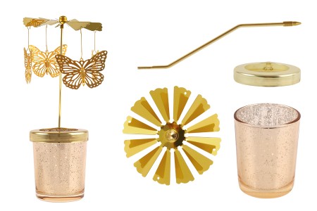 Dekorativni karusel za svećice sa svećnjakom u više oblika-grupa_slika