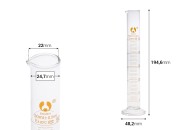Staklena menzura 50mL Staklena menzura 50mL