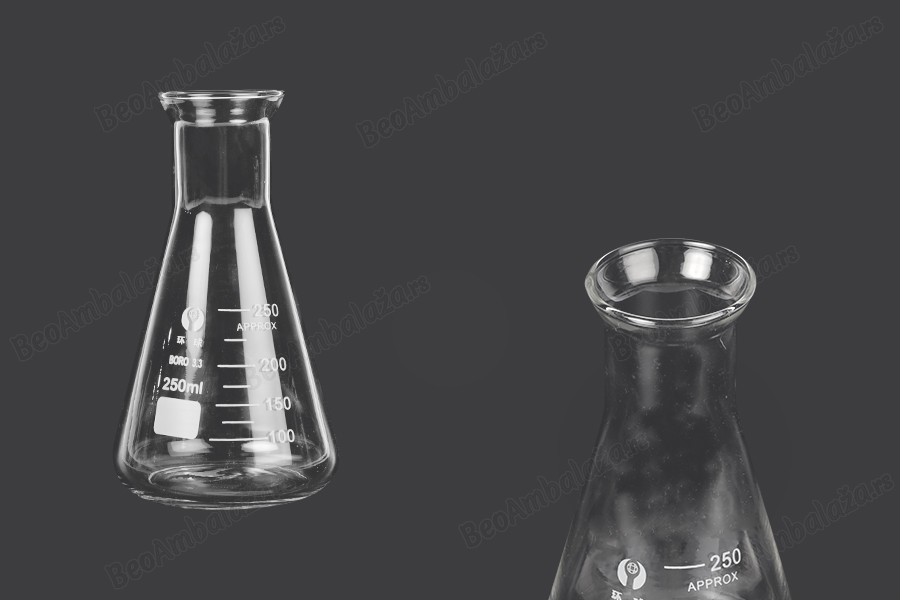 Stakleni Erlenmajer od 250mL sa oznakama-slika_proizvoda