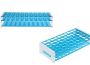 Plastični stalak 256x113x64 mm sa 40 otvora za bočice (prečnik otvora 18 mm)-slika_proizvoda