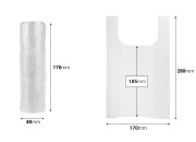 Plastična providna kesa 170x280 mm - 100 kom na rolni-dimenzije_slike