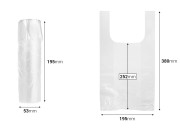 Plastična providna kesa 195x380 mm - 100 kom na rolni-dimenzije_slike