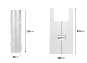 Plastična providna kesa 220x410 mm - 100 kom na rolni-dimenzije_slike