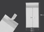 Papirna koverta 100x150 mm sa samolepljivim zatvaranjem - 100 kom
