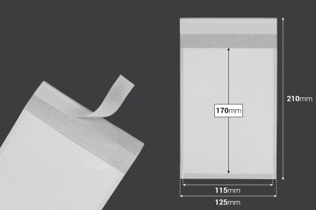 Papirna koverta 125x170 mm sa samolepljivim zatvaranjem - 100 kom-dimenzije_slike