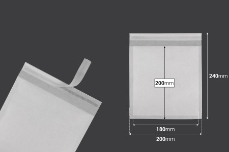Papirna koverta 200x200 mm sa samolepljivim zatvaranjem - 100 kom-dimenzije_slike