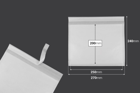 Papirna koverta 270x200 mm sa samolepljivim zatvaranjem - 100 kom-dimenzije_slike