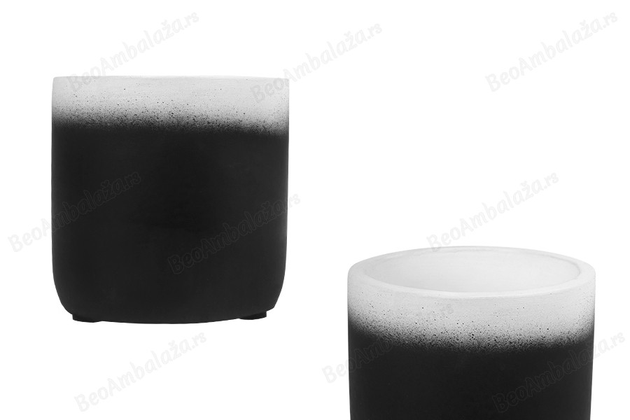Dekorativna posuda 100x95 mm od cementa, za sveću ili cveće-slika_proizvoda