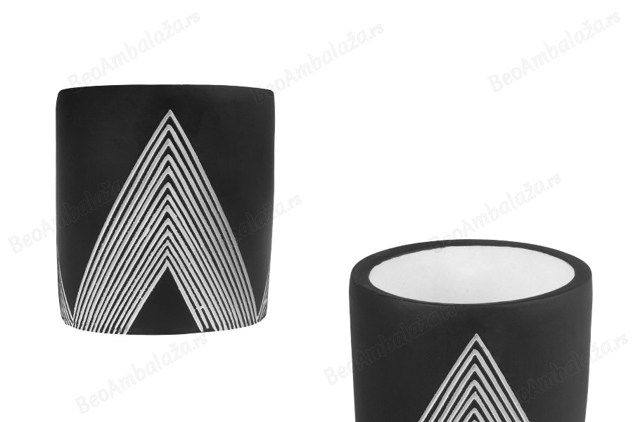 Dekorativna posuda 110x115 mm od cementa, za sveću ili cveće-slika_proizvoda