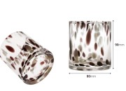 Staklena šarena teglica za sveće (80x90 mm)-dimenzije_slike