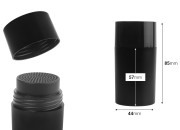 Crna bočica 15 mL (44x85 mm) sa rupicama i poklopcem Crna bočica 15 mL (44x85 mm) sa rupicama i poklopcem