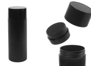 Crna bočica 30 mL (44x122 mm) sa rupicama i poklopcem Crna bočica 30 mL (44x122 mm) sa rupicama i poklopcem