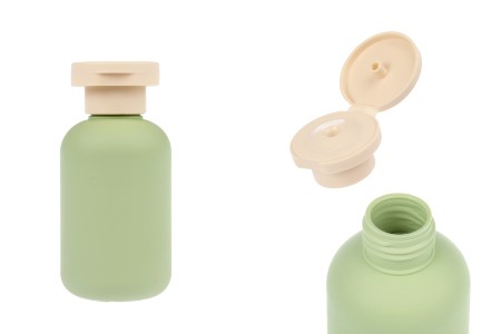 Plastična (HDPE) boca od 100 mL sa flip-top poklopcem za šampon, gel za tuširanje i losion-slika_proizvoda