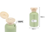 Plastična (HDPE) boca od 100 mL sa flip-top poklopcem za šampon, gel za tuširanje i losion-dimenzije_slike
