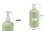 Plastična (HDPE) boca od 300 mL sa pumpicom za šampon, gel za tuširanje i losion-dimenzije_slike