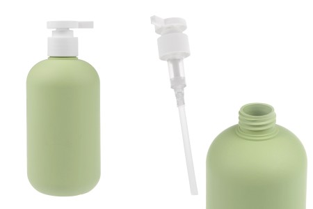 Plastična (HDPE) boca od 500 mL sa pumpicom za šampon, gel za tuširanje i losion-slika_proizvoda