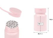 Plastična PET roze kutijica 80 mL sa sigurnosnim zatvaračem i zaptivkom za pilule i kapsule Plastična PET roze kutijica 80 mL sa sigurnosnim zatvaračem i zaptivkom za pilule i kapsule